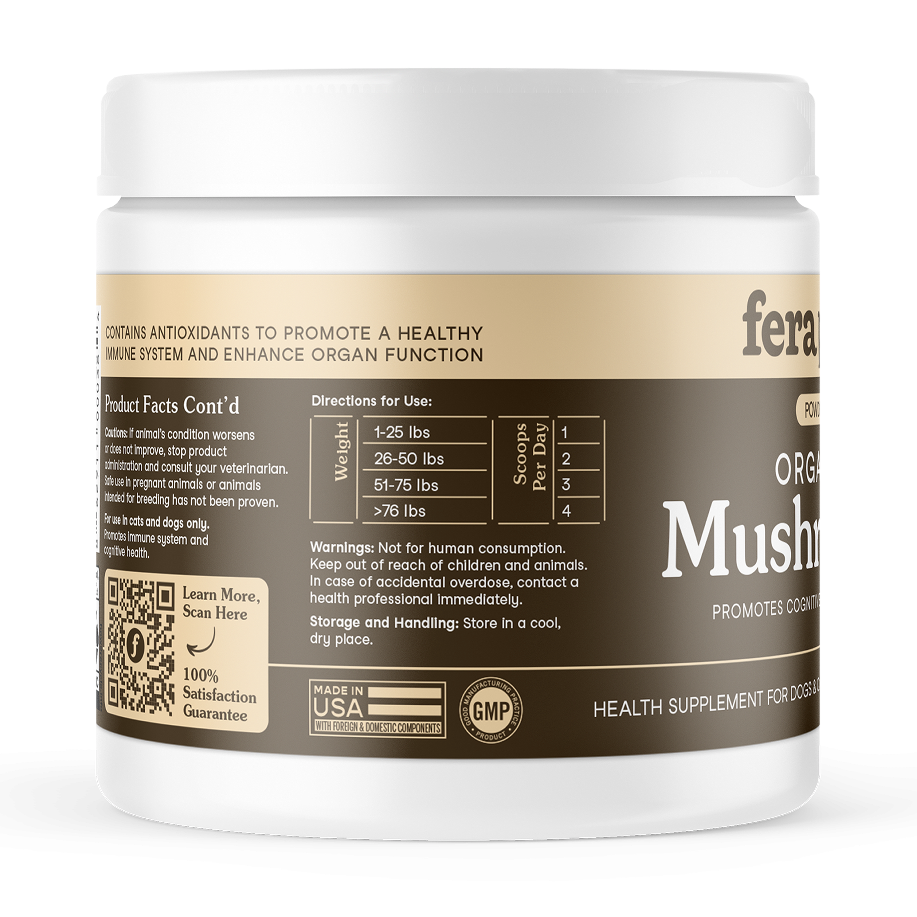 USDA Organic Mushroom Blend for Immune Support