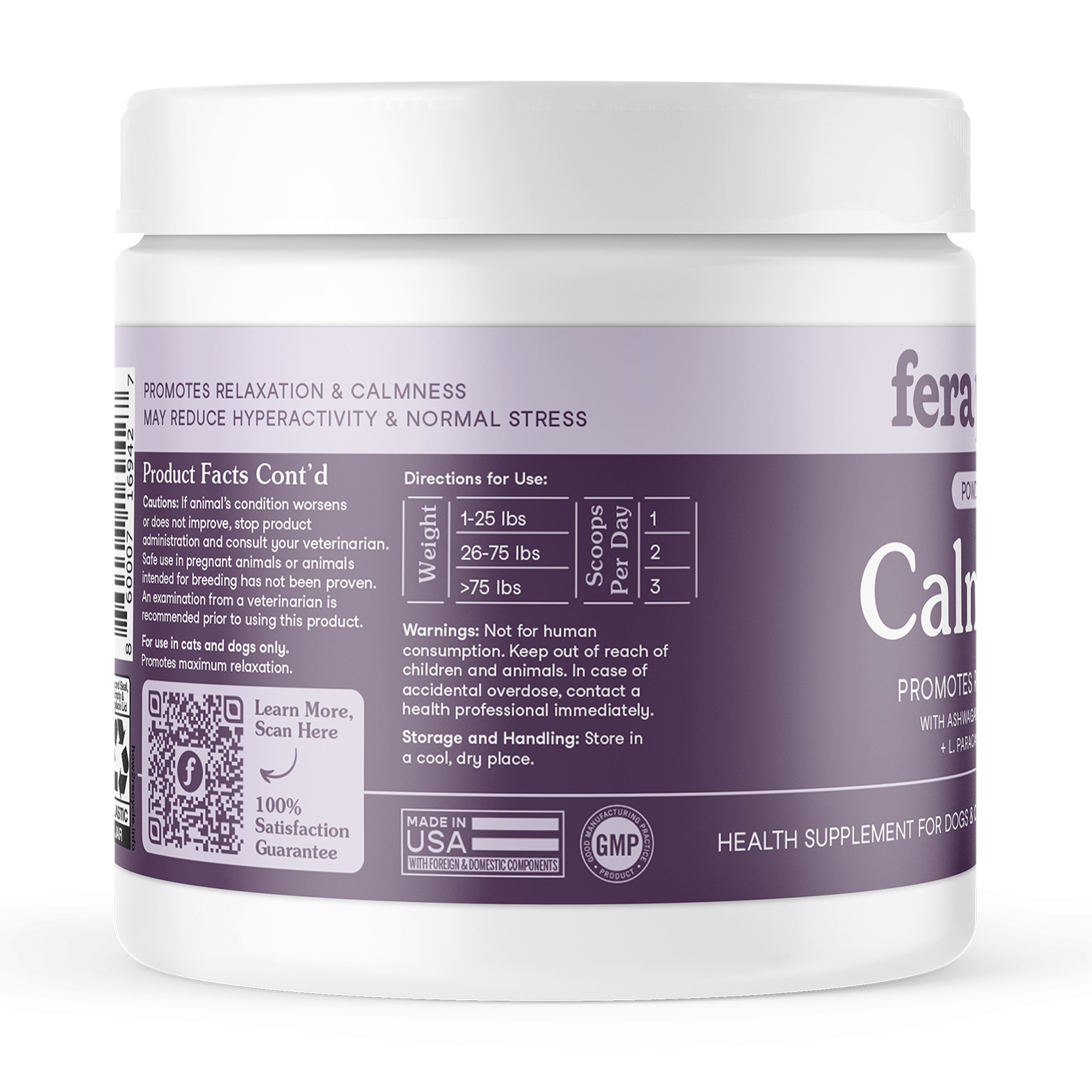 Calming Support for Dogs and Cats