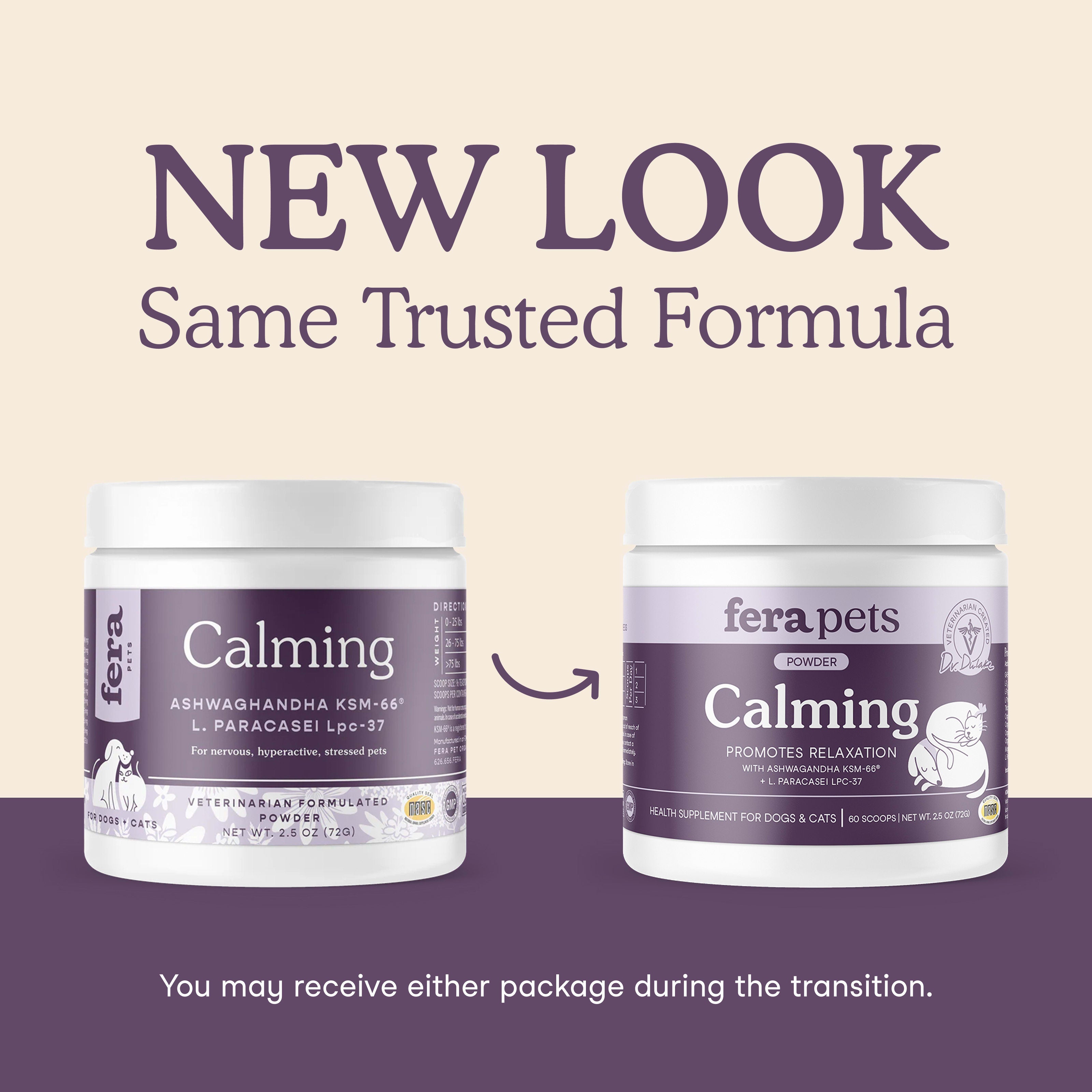 Calming Support for Dogs and Cats