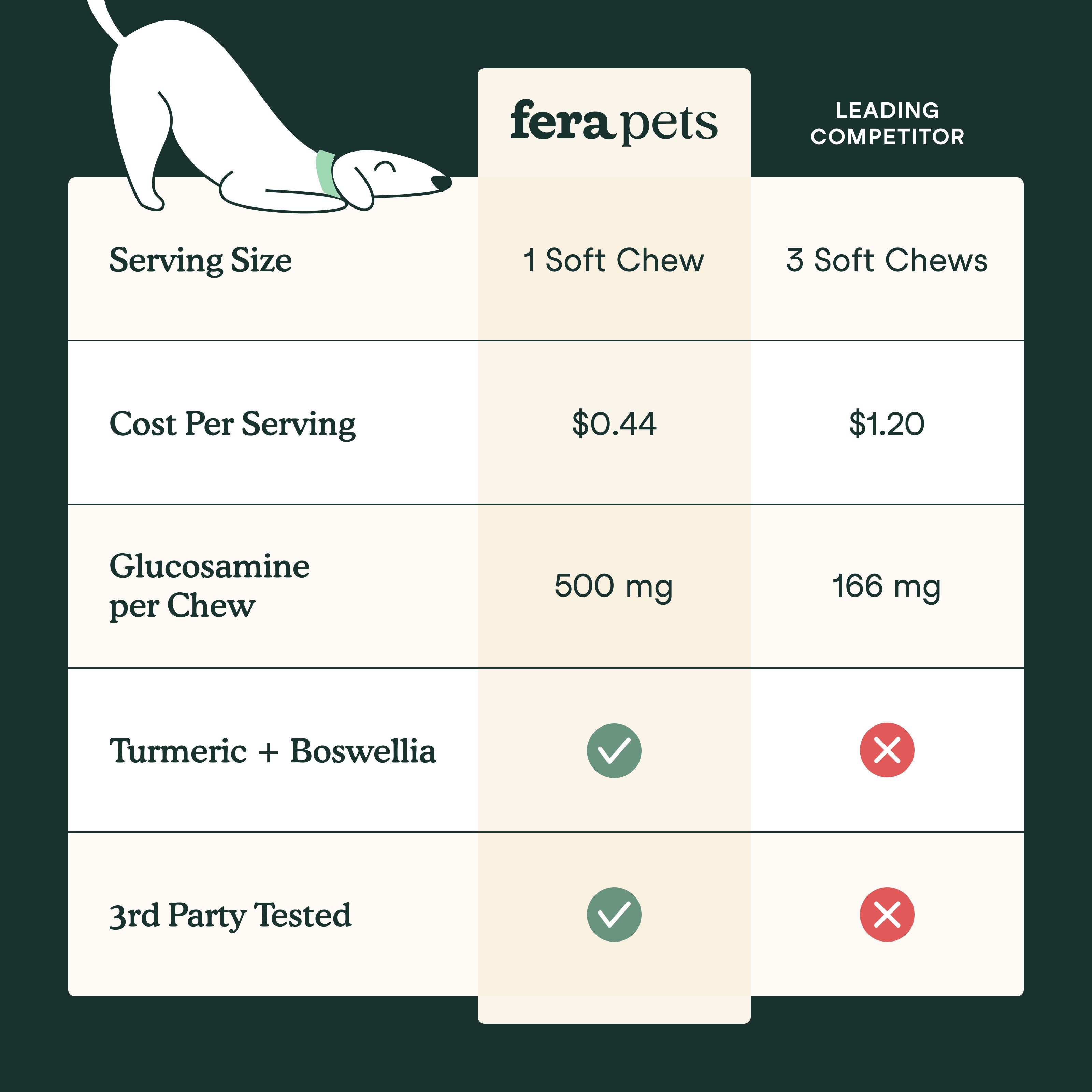 Hip + Joint Support for Dogs