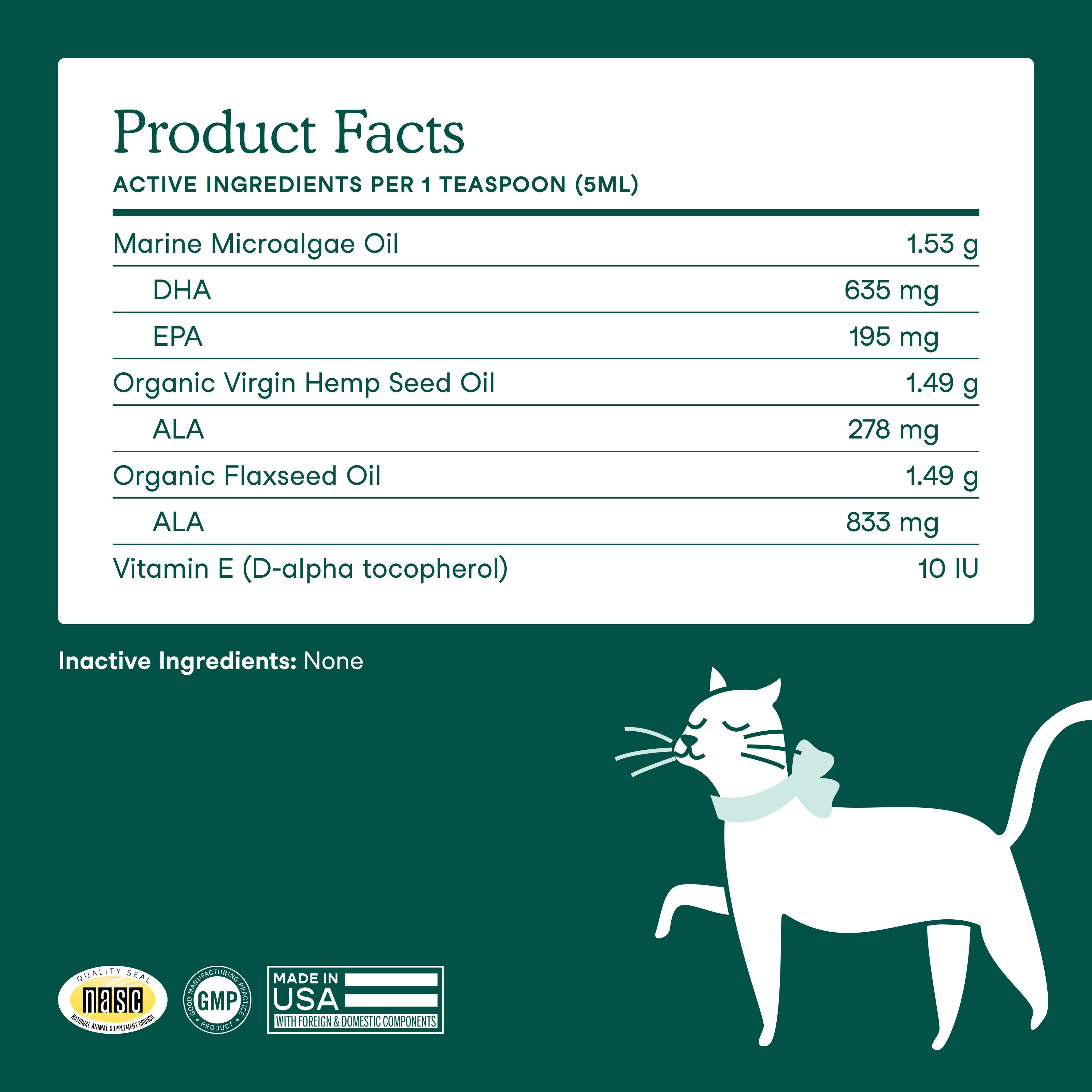 Algae Oil Omega-3, 6, 9
