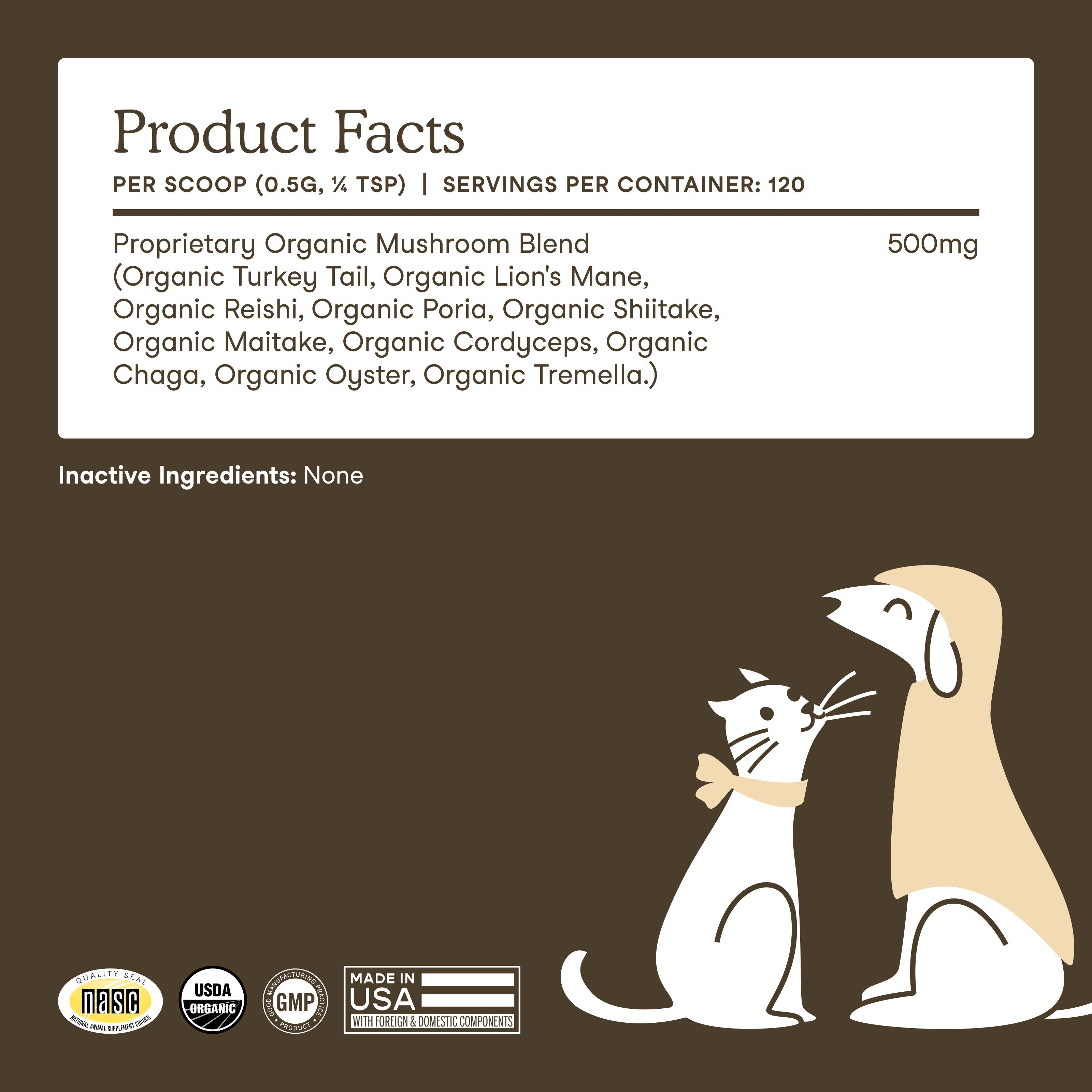 USDA Organic Mushroom Blend for Immune Support