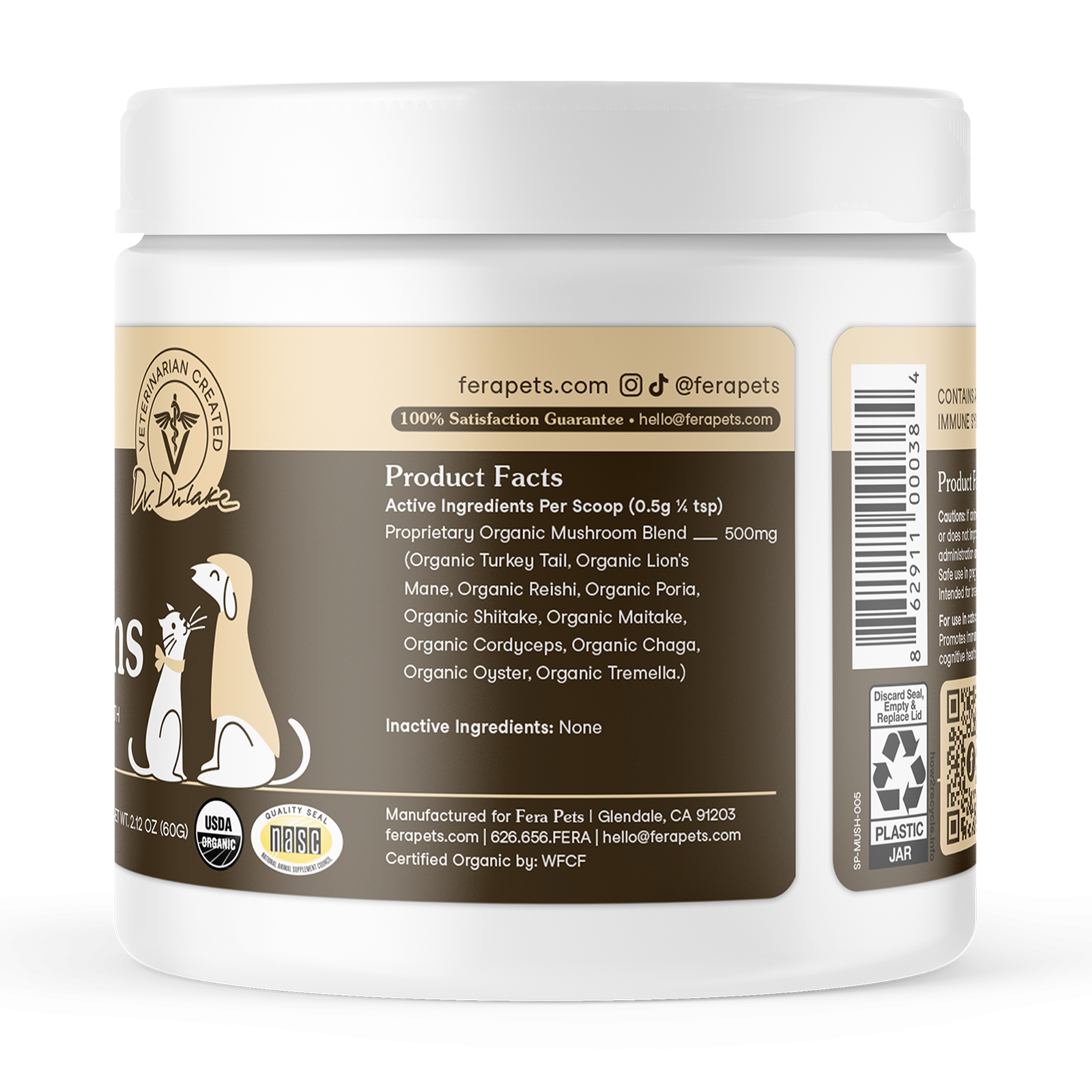 USDA Organic Mushroom Blend for Immune Support