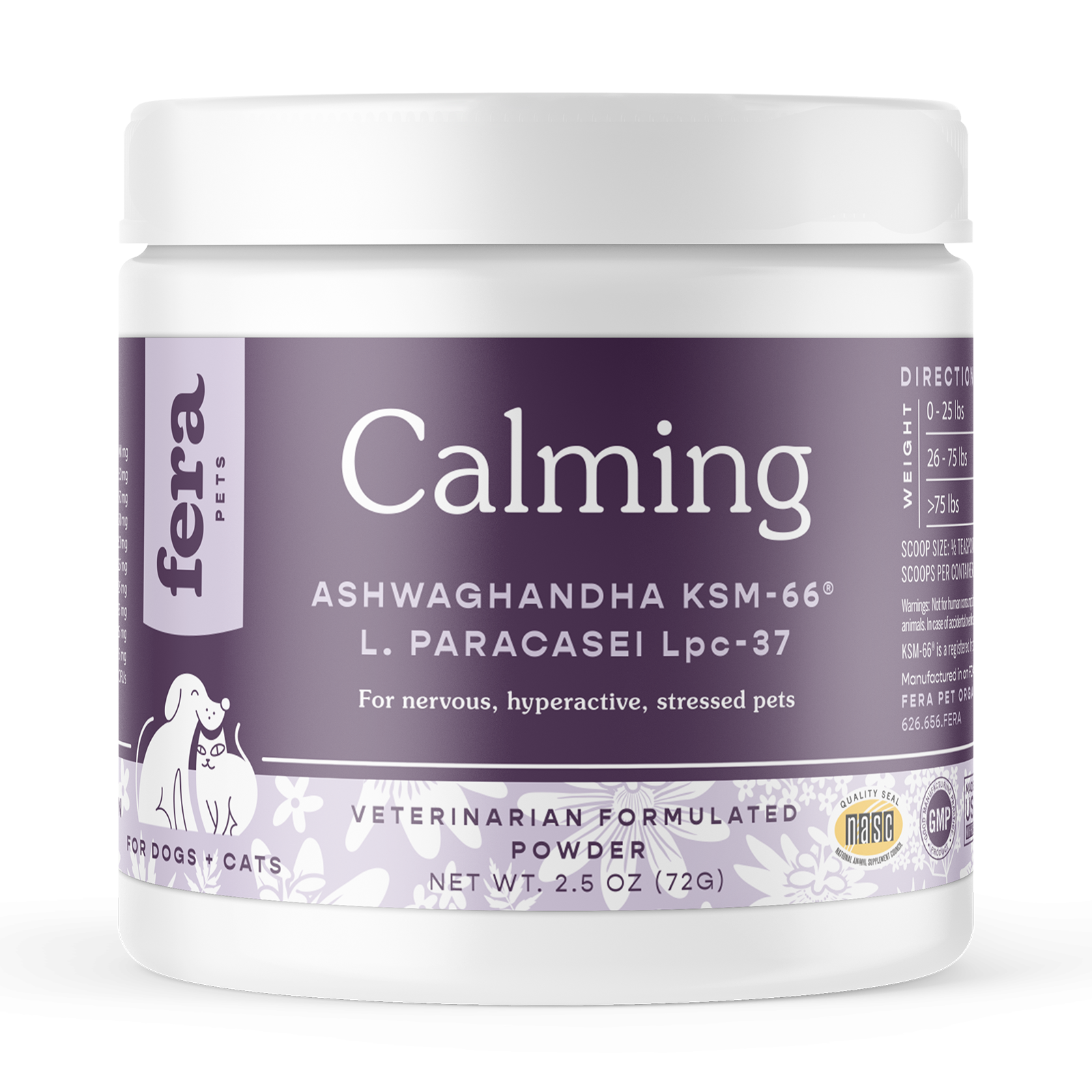 Calming Support for Dogs and Cats