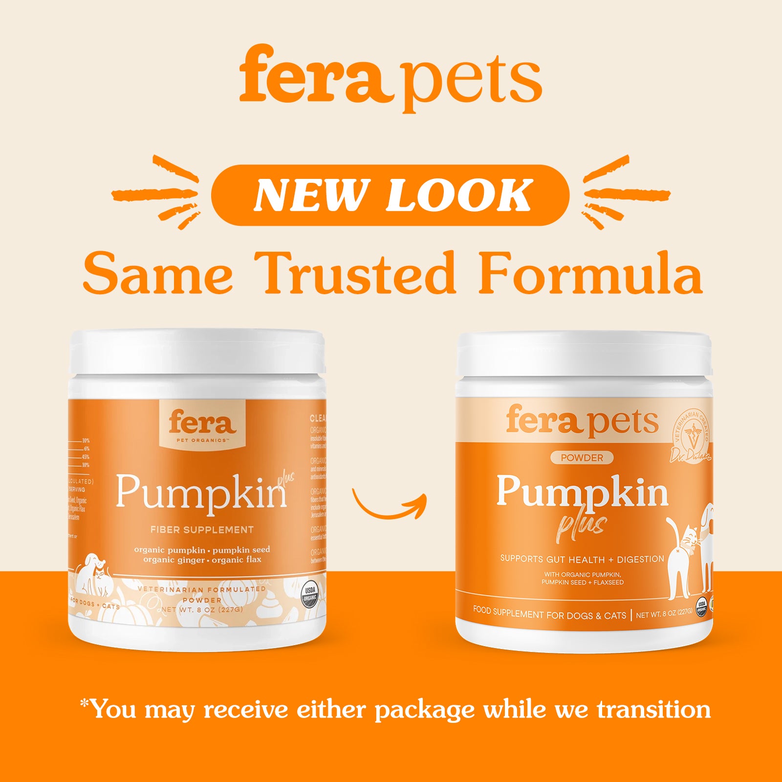 Pumpkin Plus Fiber Support for Dogs and Cats