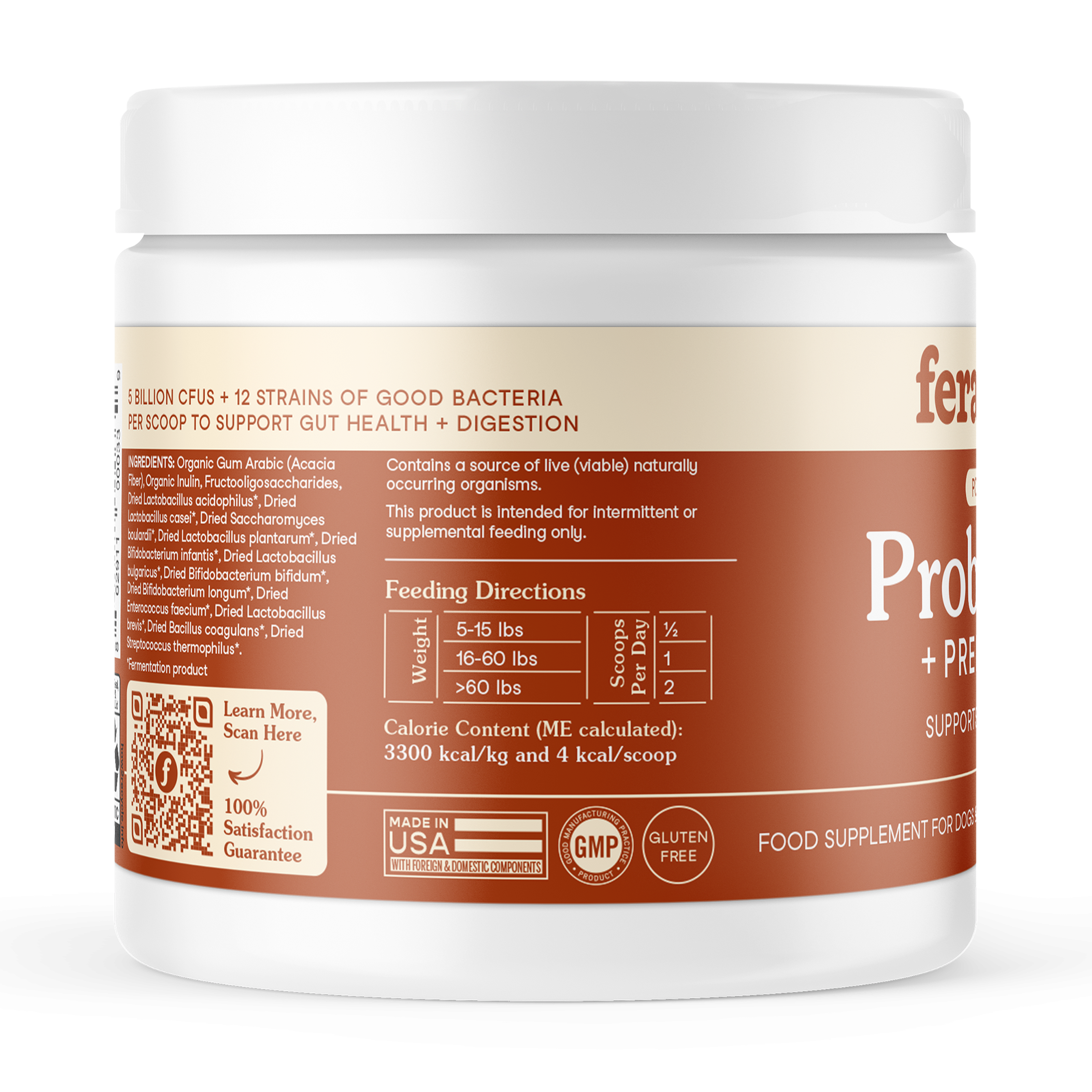 USDA Organic Probiotics with Prebiotics
