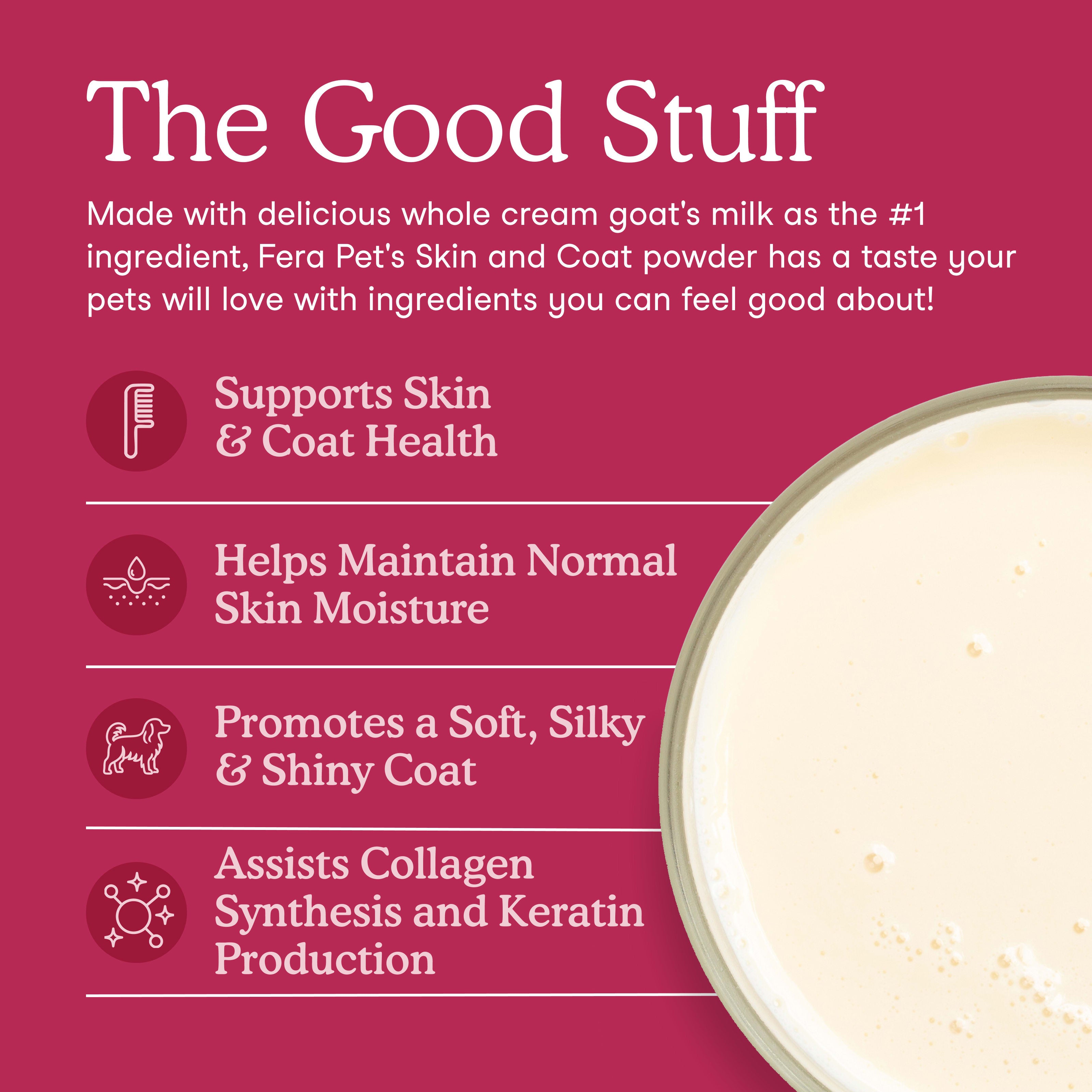 Skin + Coat Goat Milk Topper