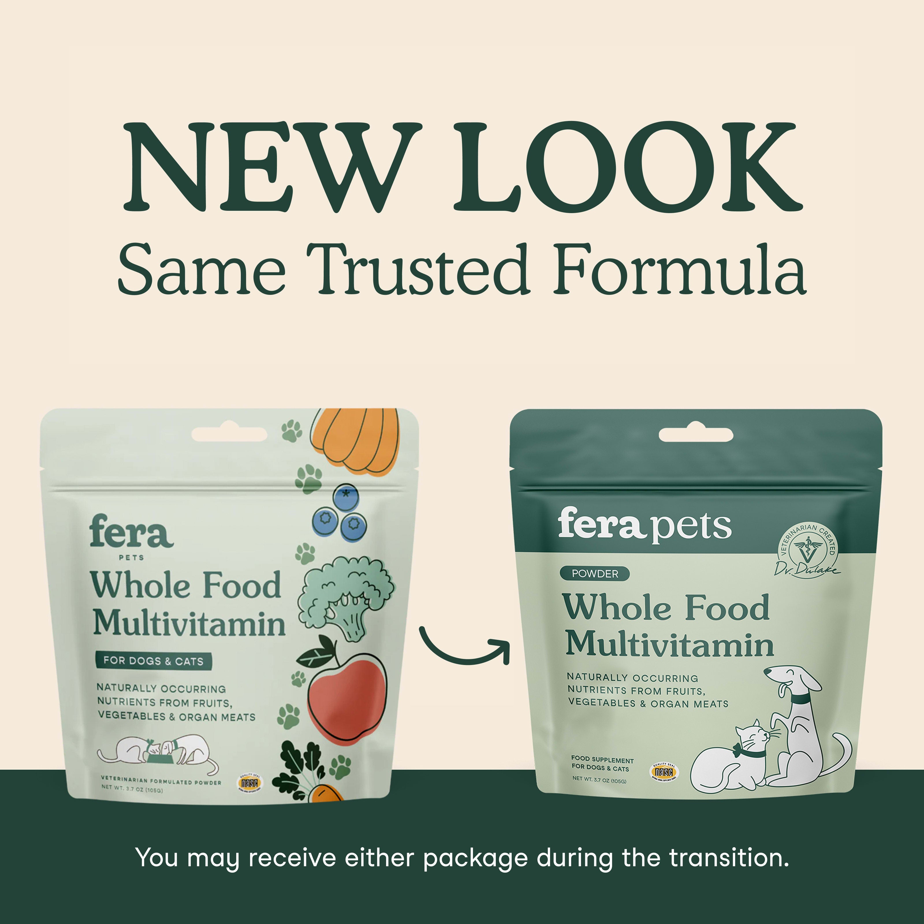 Whole Food Multivitamin Topper – Fera Pets