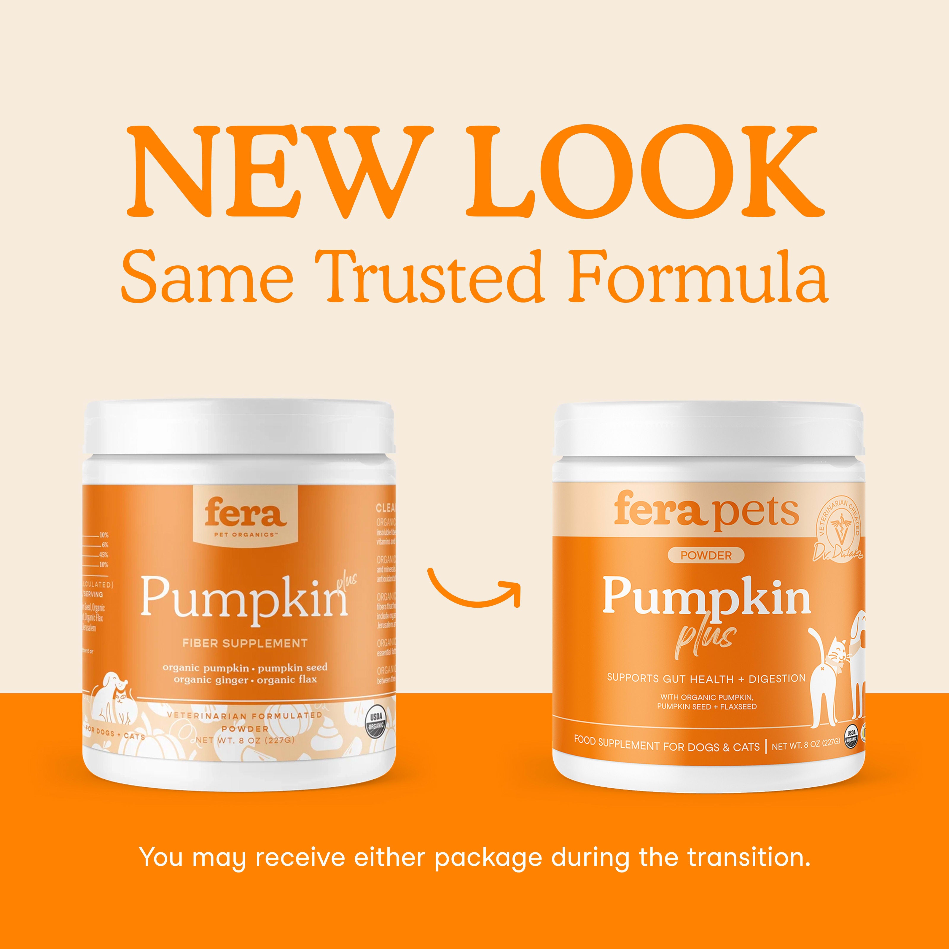 Pumpkin Plus Fiber Support for Dogs and Cats