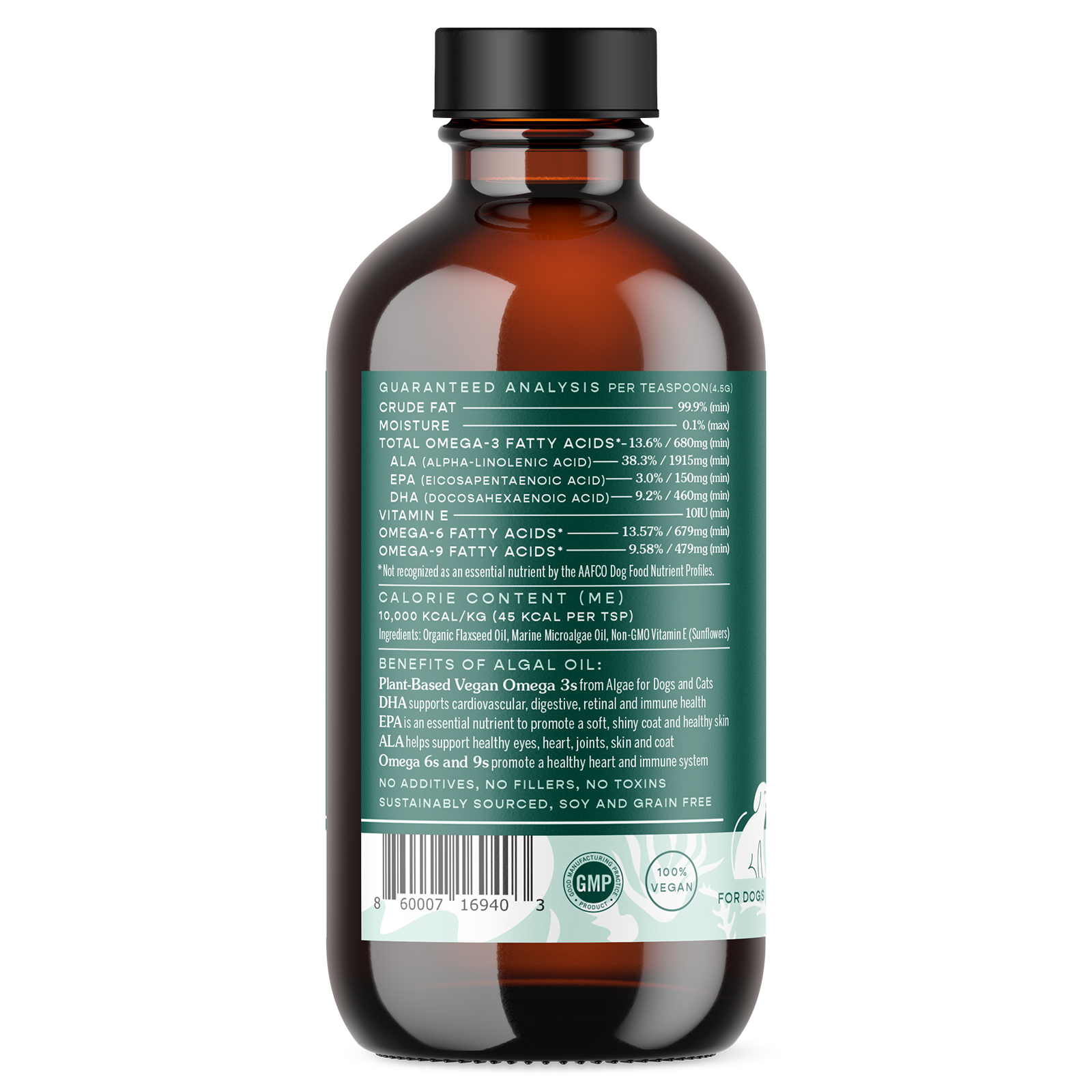 Vegan Omega-3, 6, 9s Algae Oil